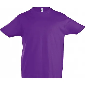 Sol's Dětské bavlněné tričko Imperial Barva: tmavá fialová, Velikost: 4 roky (96/104) L190K
