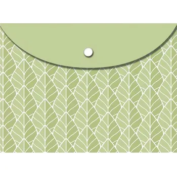 Desky s drukem na dokumenty A6 PVC - Leaves