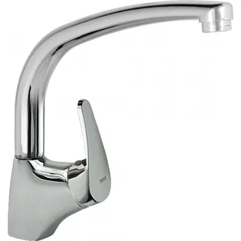 Vodovodní baterie Dřezová baterie Tres s otočným ramínkem chrom 17044002