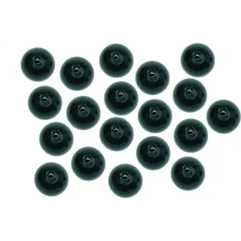 Dětské navlékací korálky Plastový korálek Bubeník 30ks černý 04