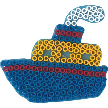 Dětské navlékací korálky Hama podložka MAXI - loď