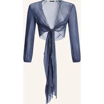 Dámský blejzr Swing Dámské Bolerko Ze Síťoviny, tmavě modrá, 36