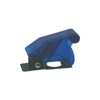 vypínač Přepínač páčkový ochran.kryt - transp. modrá