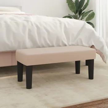 vidaXL Lavice 70 x 30 x 30 cm umělá kůže [346633] Barva: cappuccino