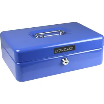 Příruční pokladna CONCORDE Kovová pokladna 22 - modrá