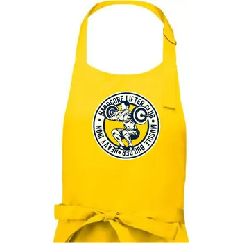 Kuchyňská zástěra Hardcore Lifter heavy iron - Pánská zástěra na vaření - Univerzální velikost ( Žlutá )