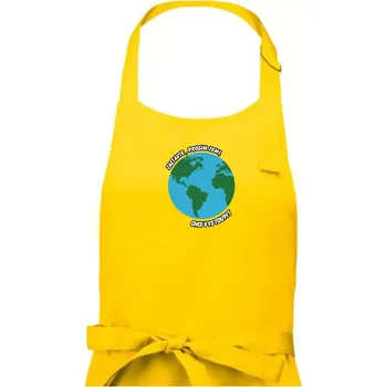 Kuchyňská zástěra Zastavte zemi chci vystoupit - Pánská zástěra na vaření - Univerzální velikost ( Žlutá )