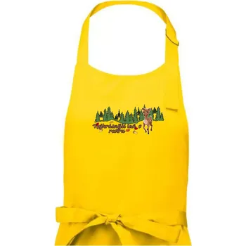 Kuchyňská zástěra Nejkrásnější laň v revíru - Dámská zástěra na vaření - Univerzální velikost ( Žlutá )