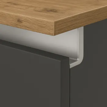 Paradox Úchytkový profil za dvířka OLYMP - L / Hliník 3 m