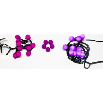 LED páska Light Caps 40 ks - lila fialová