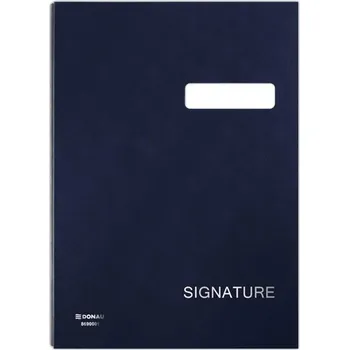 Podpisová kniha Donau - A4, modrá navy, 20 listů