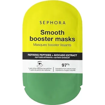 Pleťová maska 667106-PEPTIDES X AVOCADO EYE MASKS-24 - Booster Masks Eye – Oční maska - 360° účinek - SEPHORA COLLECTION