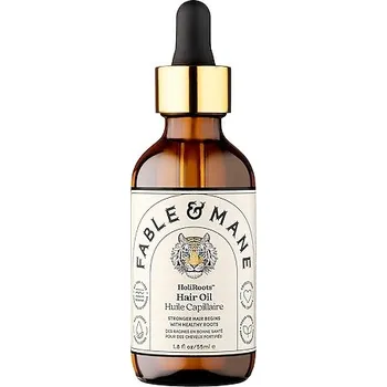 Vlasová regenerace 573478-HOLIROOTS HAIR OIL 55ML - HoliRoots™ Hair Oil - Posilující olej na vlasy - FABLE & MANE
