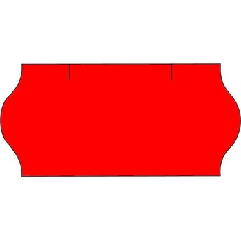 Samolepící etiketa Etikety do etiketovacích kleští CONTACT 26 ×12 mm - červené