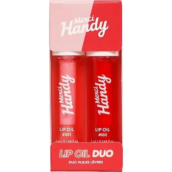 Lesk na rty 748521-LIP OIL DUO - Lip Oil Duo Set – Duo olejů na rty - MERCI HANDY