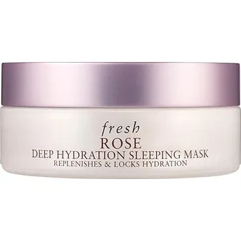 Pleťová maska 2 x 35 ml - Rose Sleeping Mask – Noční hydratační maska s růží a kyselinou hyaluronovou - FRESH