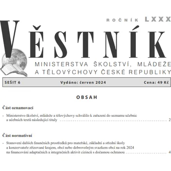 Poštovní známka Věstník MŠMT ČR 2024/006