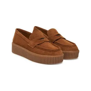 Dámské mokasíny Weekend Max Mara Mokasíny Kapokloafer 2525526054600 Hnědá 36