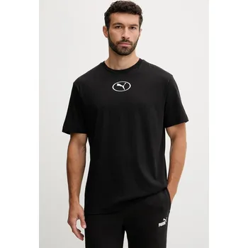 Bavlněné tričko Puma 688242 černá 99X, vel. XL