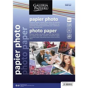 Kancelářský papír Galeria Papieru Fotopapír - A4, 120 g/m2, matný, 50 listů