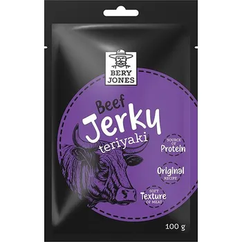 Sušené maso Bery Jones Jerky hovězí teriyaki 100g