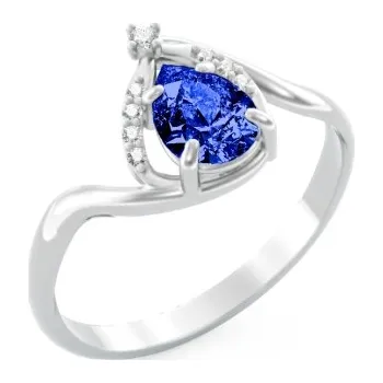 Prsten Couple, Honosný prsten Amariel, bílé zlato se zirkony, vel. 52, prům. 16.6 mm, 585-66-1-0332.1B00.0.52.102