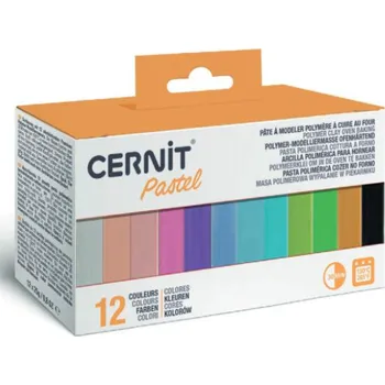 Modelovací hmota CERNIT sada 12 x 25 g Pastel