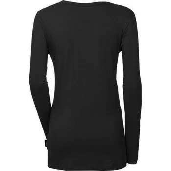 Oblečení a móda triko dlouhé dámské Progress BAMBUS LS ORIGINAL černé