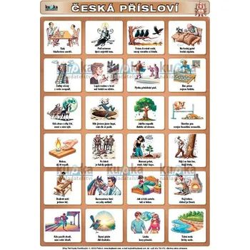 Obraz Česká přísloví XL (100x70 cm)
