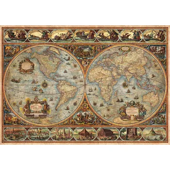 Puzzle Educa Puzzle Historická mapa světa 1000 dílků