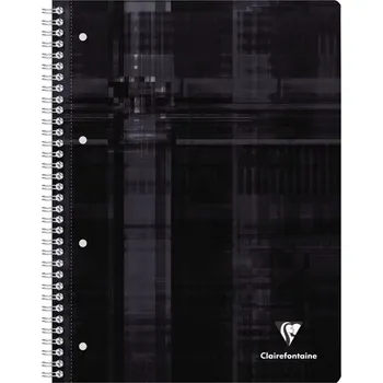 Blok Kroužk.zápisník Clairefontaine A4+,čtver.,80 listů