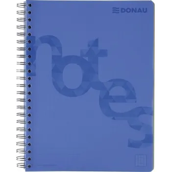 Blok Blok Donau College, A4, čtverečkovaný, modrý