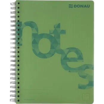 Blok Blok Donau College, A4, čtverečkovaný, zelený