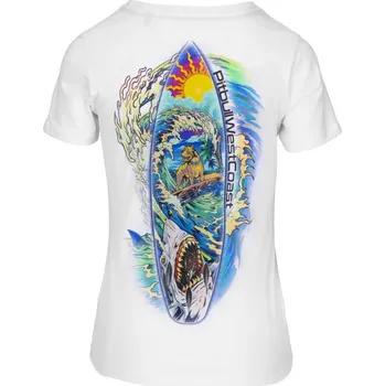 Dámské tričko PitBull West Coast - dámské triko CAMINO bílé velikost: XL