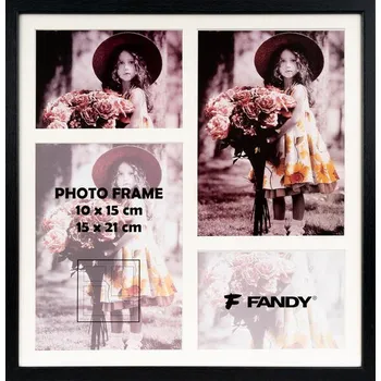 Rám na obraz Fotorámeček dřevěný Style gallery 02 - černý