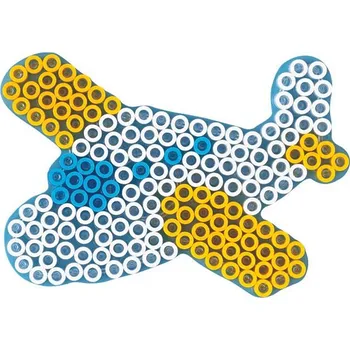 Dětské navlékací korálky Hama podložka MAXI - letadlo