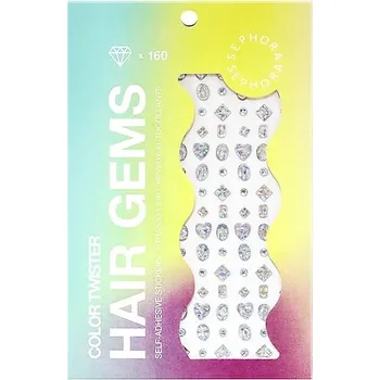 731680-STRASS INDIVIDUEL + STICKER-25 - Color Twister – Nalepovací kamínky do vlasů - SEPHORA COLLECTION