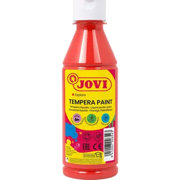 Vodová barva Temperová barva JOVI PREMIUM 250 ml - Červená
