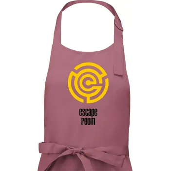 Kuchyňská zástěra Escape room labyrint - Dámská zástěra na vaření - Univerzální velikost ( Starorůžová )