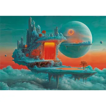 Puzzle Educa Puzzle Planeta ohně a ledu 1000 dílků