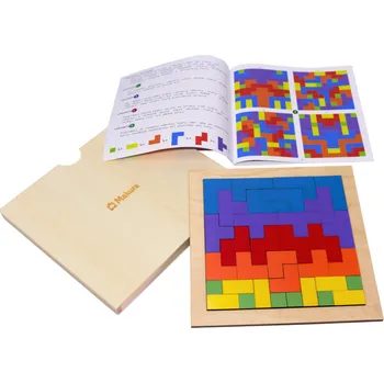 Dřevěná hračka Dřevěná skládačka PIPO - 35 dílů