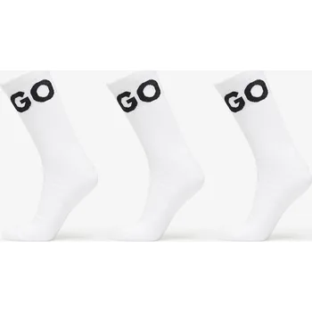 Pánská móda Ponožky Hugo Boss Men-H-3-Pack Qs Iconic Cc White 39-42