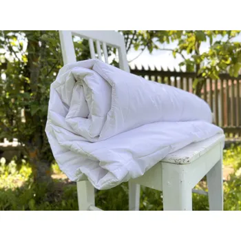 přikrývka Super letní přikrývka z ovčí vlny - Bílá sypkovina , 200x200 cm partnerská