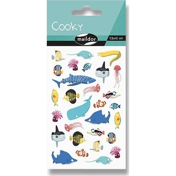 samolepka Samolepky Maildor 3D Cooky - Mořská zvířátka