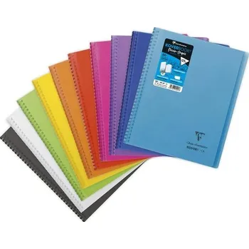 Sešit Clairefontaine Kroužk.zápisník Koverbook A4+, 50 listů, čistý