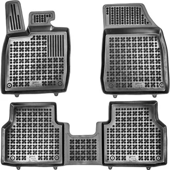 autokoberec Rezaw-Plast gumové koberečky černé s vyšším okrajem Škoda Enyaq 20- sada 3 ks