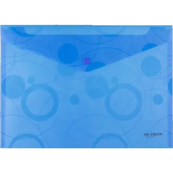 Zakládací pouzdro s drukem NEO COLORI A4, modré
