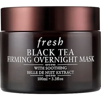 Pleťová maska 581189-BLACK TEA FIRMING MASK 100ML - Black Tea Overnight Mask – Noční maska na obličej s černým čajem - FRESH