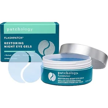 Pleťový krém 30 paires - FlashPatch Restoring Night Eye Gel Mask - Hydrogelová noční maska pod oči - PATCHOLOGY