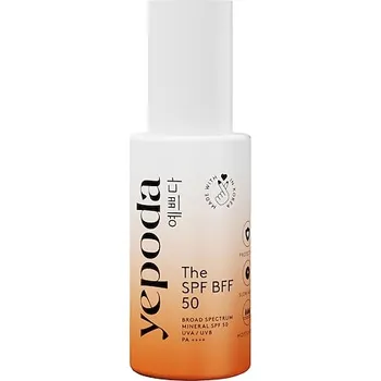 Přípravek na opalování 762586-PROTECT THE SPF BFF 50 50ML - The SPF BFF (50) – Tónovaný minerální opalovací krém UVA/UVB SPF 50 PA+++ - YEPODA